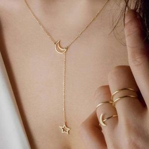 3 for $20 Dainty Crescent Moon Star Necklace